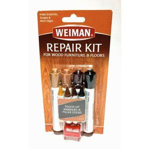 Weiman Repair Kit for Wood 4 Filler Sticks  Floor and Furniture Scratch Fix